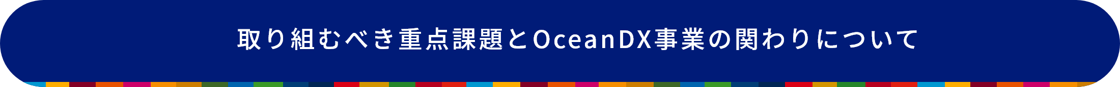 取り組むべき重点課題とOceanDX事業の関わりについて